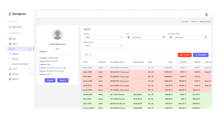Site Yonetim Sistemi